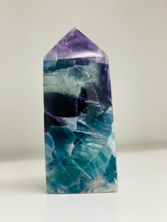 Fluorite snowflake