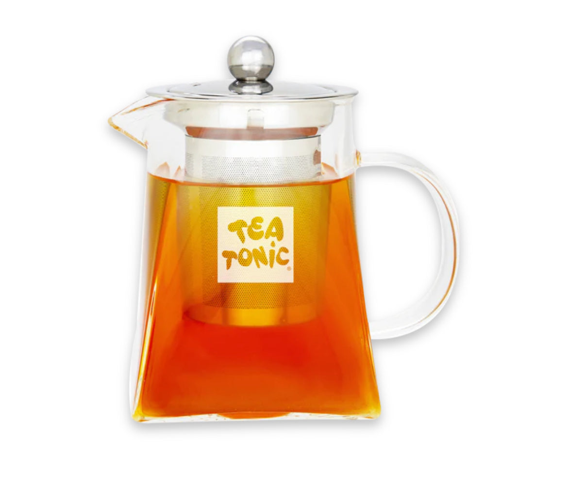 2 glass tea pot 400ml