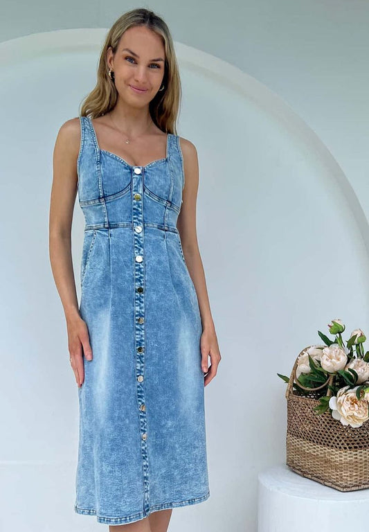 Ashlyn Denim Dress