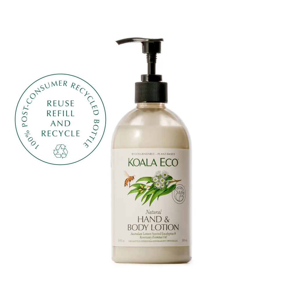 Hand & Body Lotion- lemon scented eucalyptus & rosemary 500ml