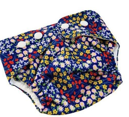 Posy purple re-usable swim nappy