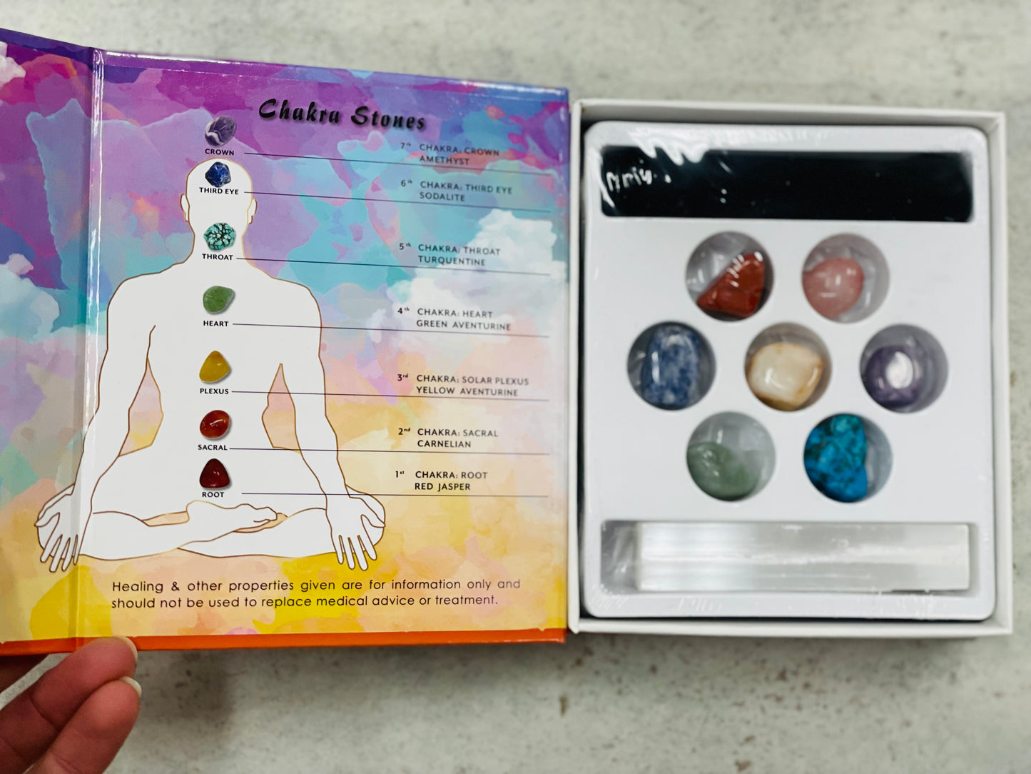 Chakra stones gift pack