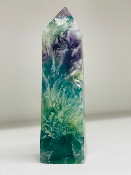 Snowflake fluorite