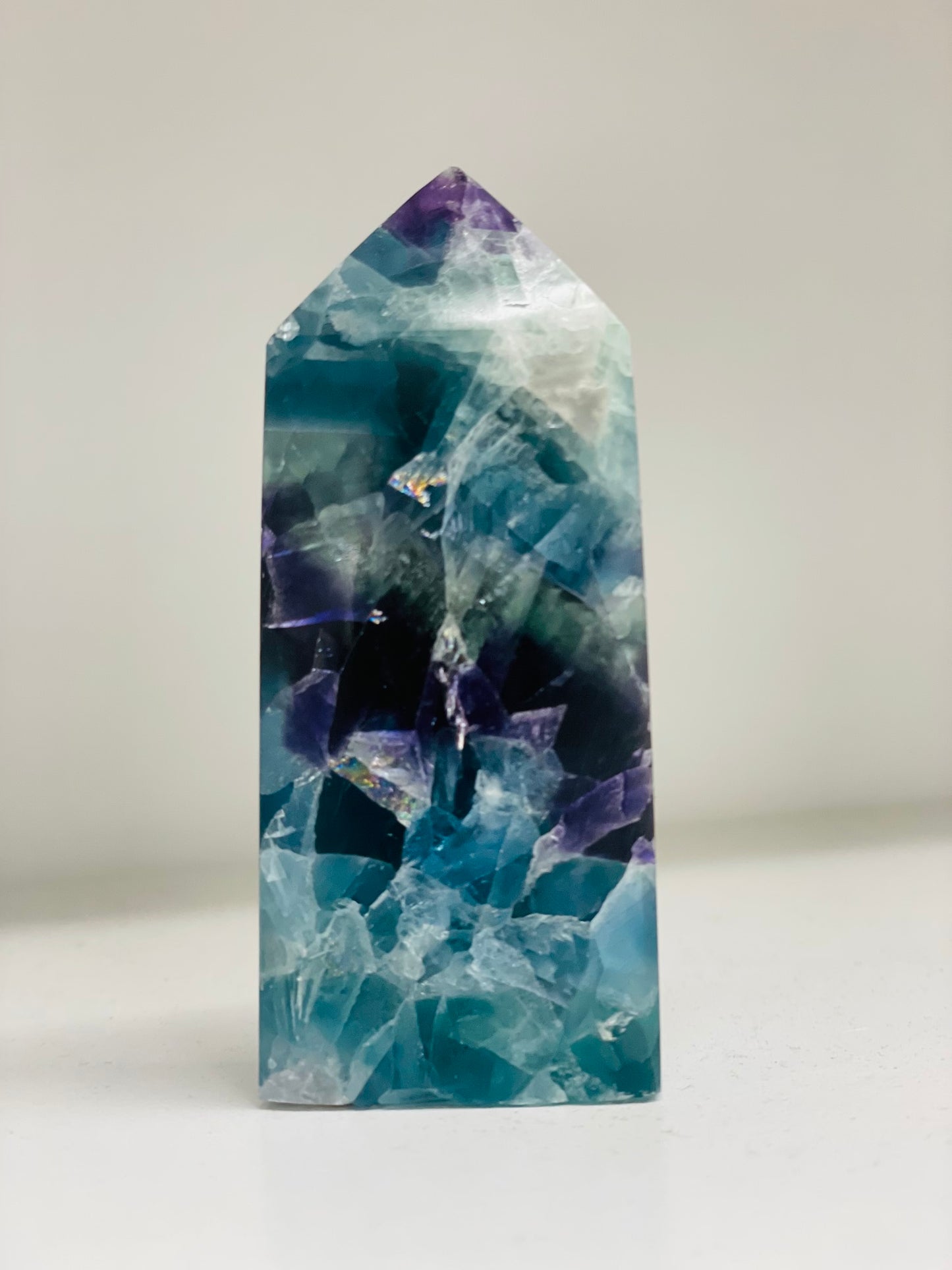 Fluorite snowflake