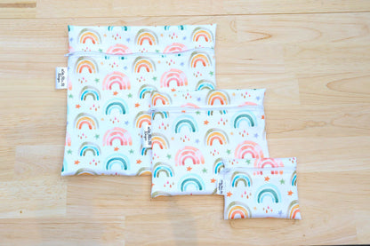 Rainbow snack bags 3 pack