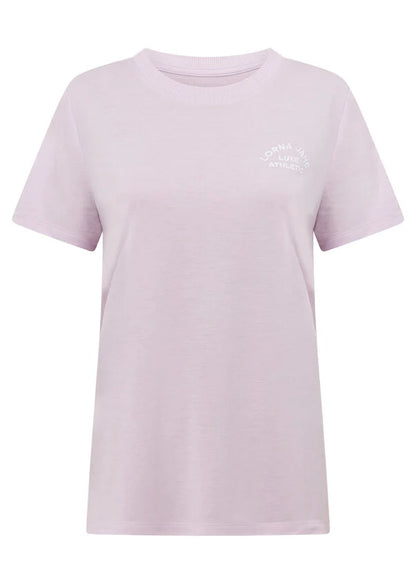 Lotus t shirt- pale orchid lilac