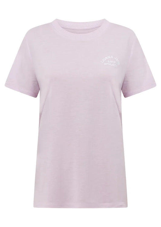 Lotus t shirt- pale orchid lilac