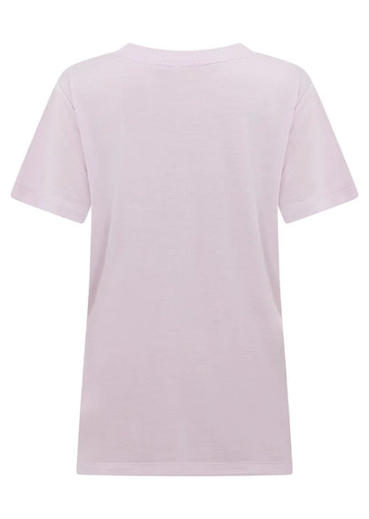 Lotus t shirt- pale orchid lilac