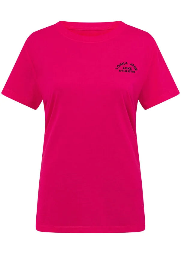 Lotus T-shirt - Neon Raspberry