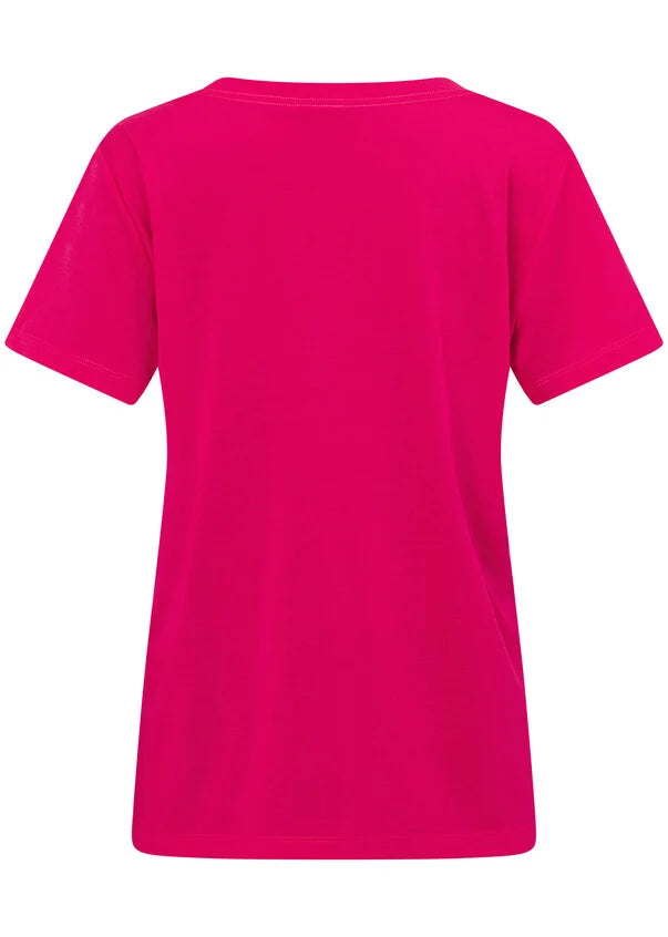 Lotus T-shirt - Neon Raspberry