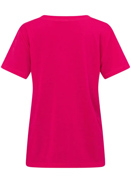 Lotus T-shirt - Neon Raspberry