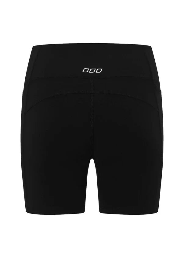 Amy Phone Pocket Tech Bike Short- Black