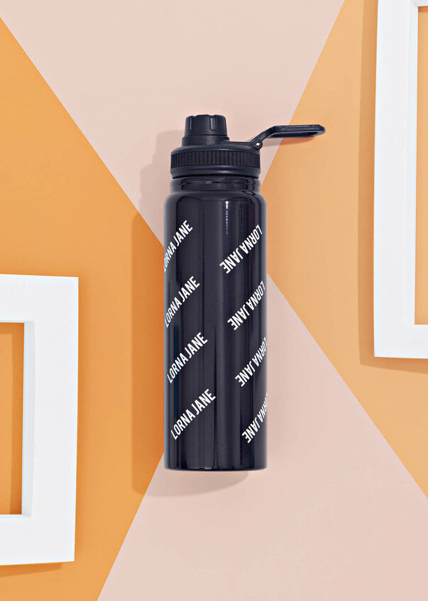 Iconic Insulated Water Bottle- Navy