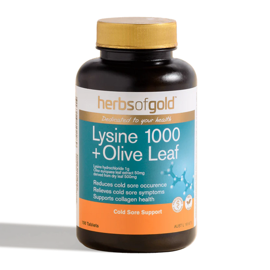 Herbs of Gold Lysine & Olive Leaf