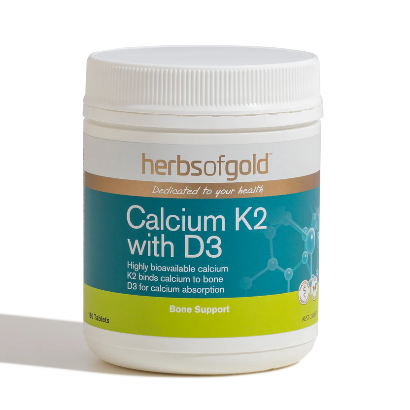 Herbs of Gold Calcium K2 with D3