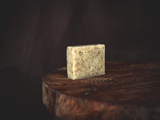 Base soap bar- exfoliating cedarwood rosemary