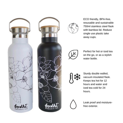 Eco stainless steel tea flask