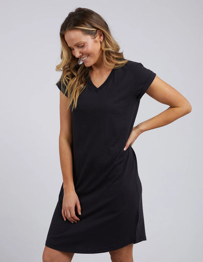 Manly Vee Dress Black