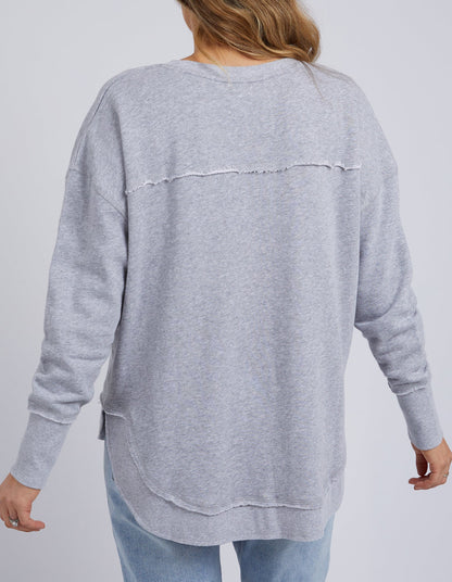 Simplified Crew- Grey Marle