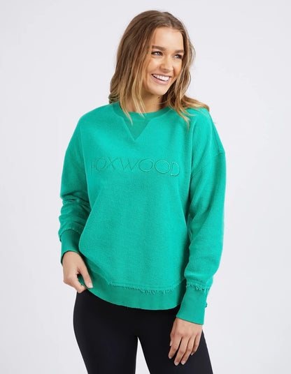 Cozy Simplified Crew- Green