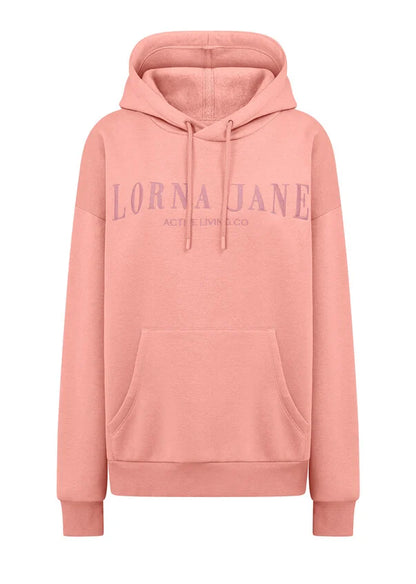 Lounge Fleece Hoodie-Ash Rose