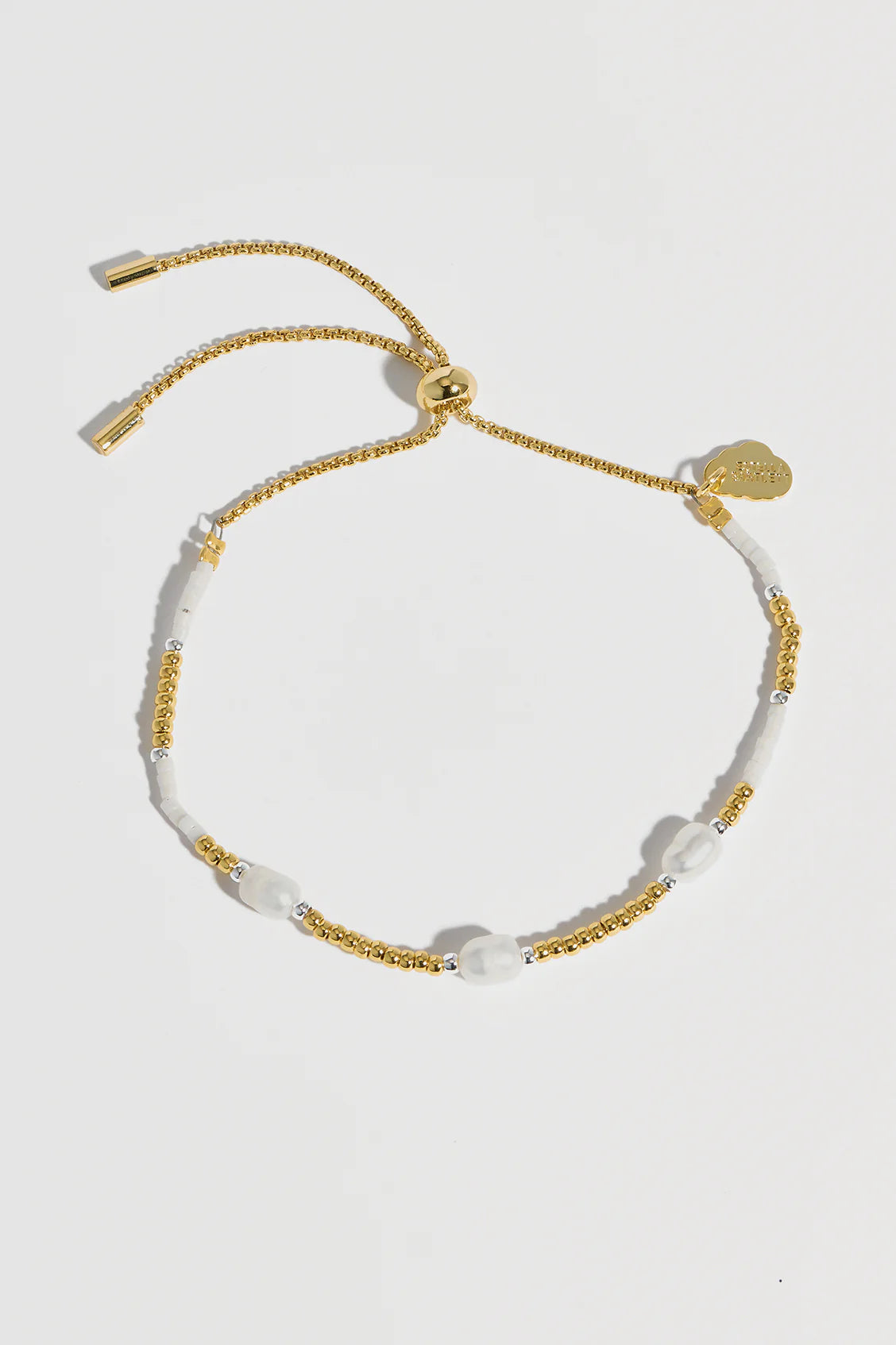 Pearl Station Amelia Bracelet
Gold Plated
Packaging Message: Luck