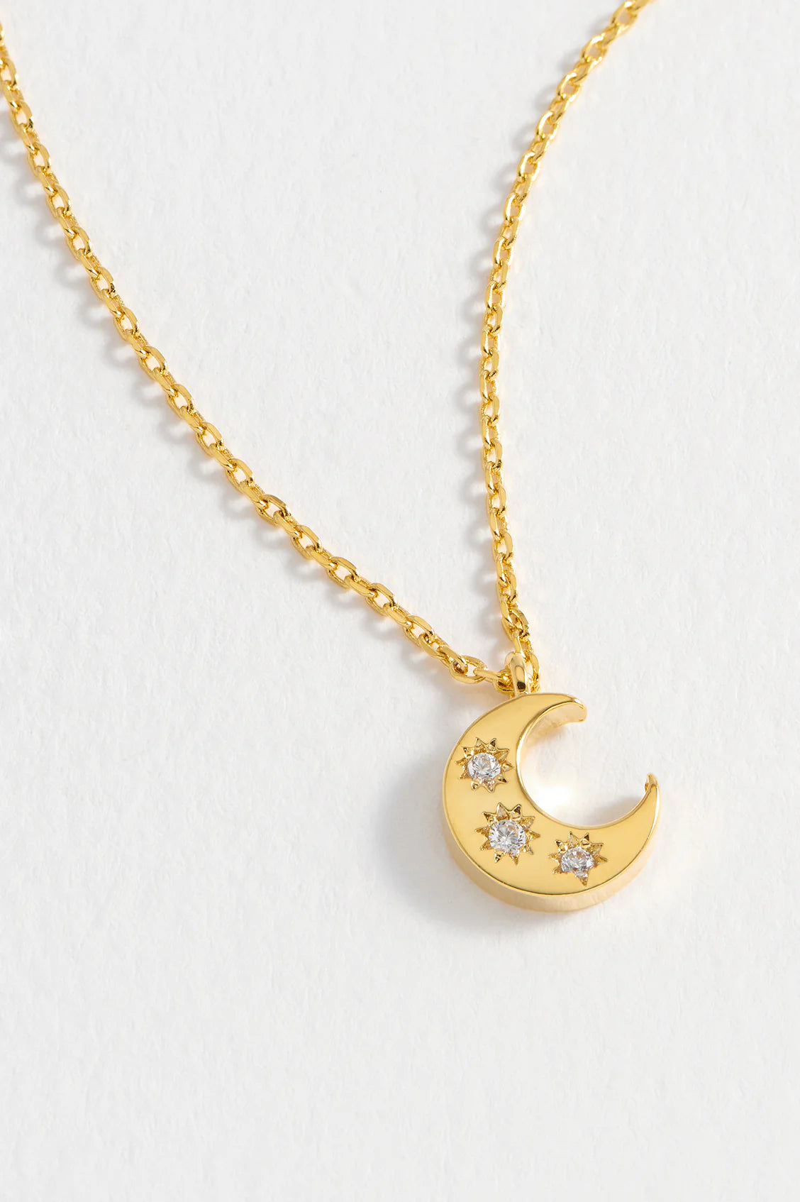 CZ Moon Pendant
Gold Plated
Packaging Message: Chase The Moonlight