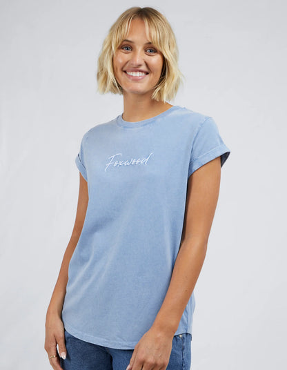 Signature Tee Light Blue