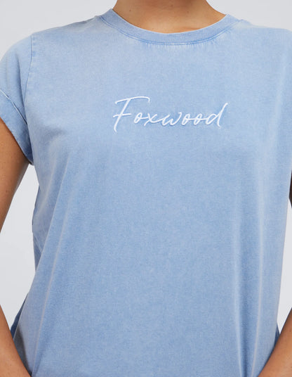 Signature Tee Light Blue