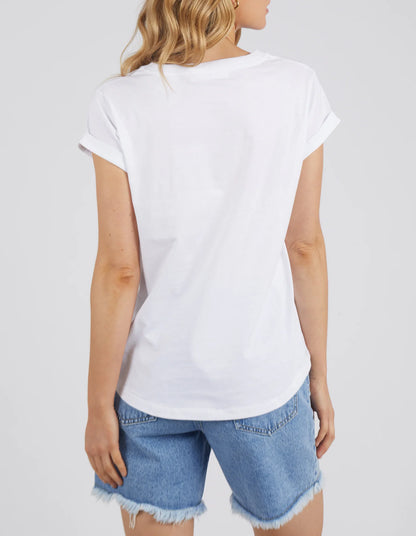 Manly Vee Tee White