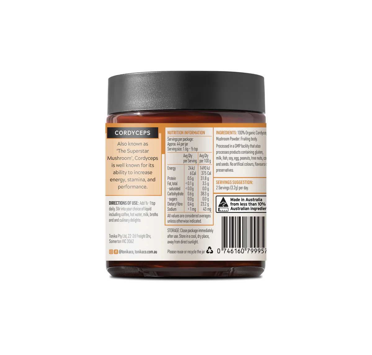 Organic Cordyceps Mushroom Powder- The Invincible