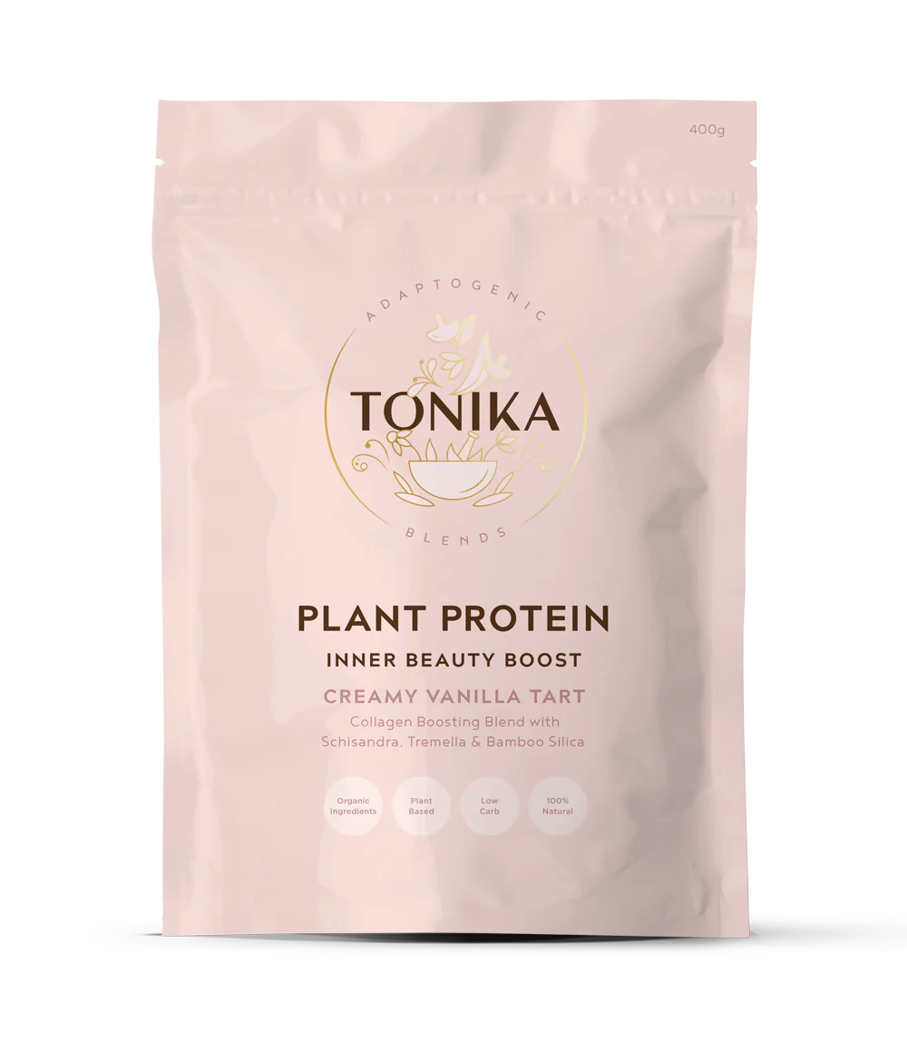 Plant Protein Powder- Creamy Vanilla Tart- Inner Beauty Boost