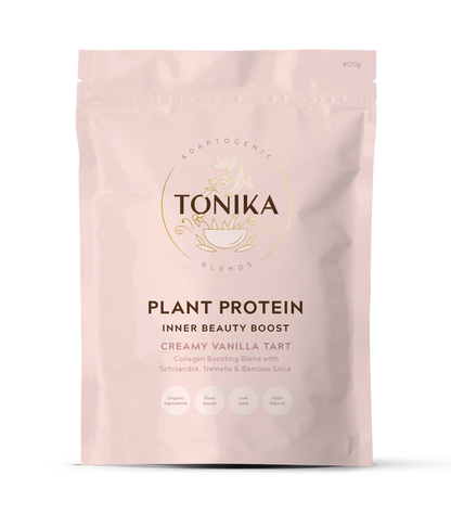 Plant Protein Powder- Creamy Vanilla Tart- Inner Beauty Boost