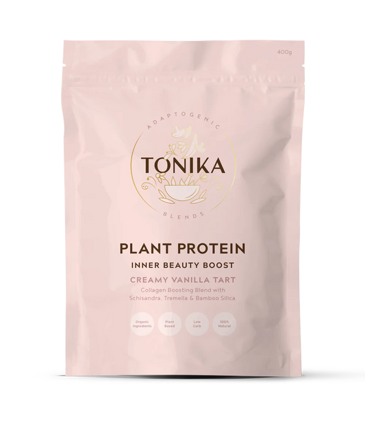 Plant Protein Powder- Creamy Vanilla Tart- Inner Beauty Boost