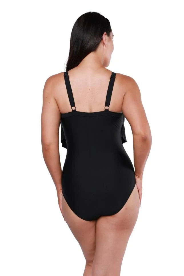 Black 3 tier one piece