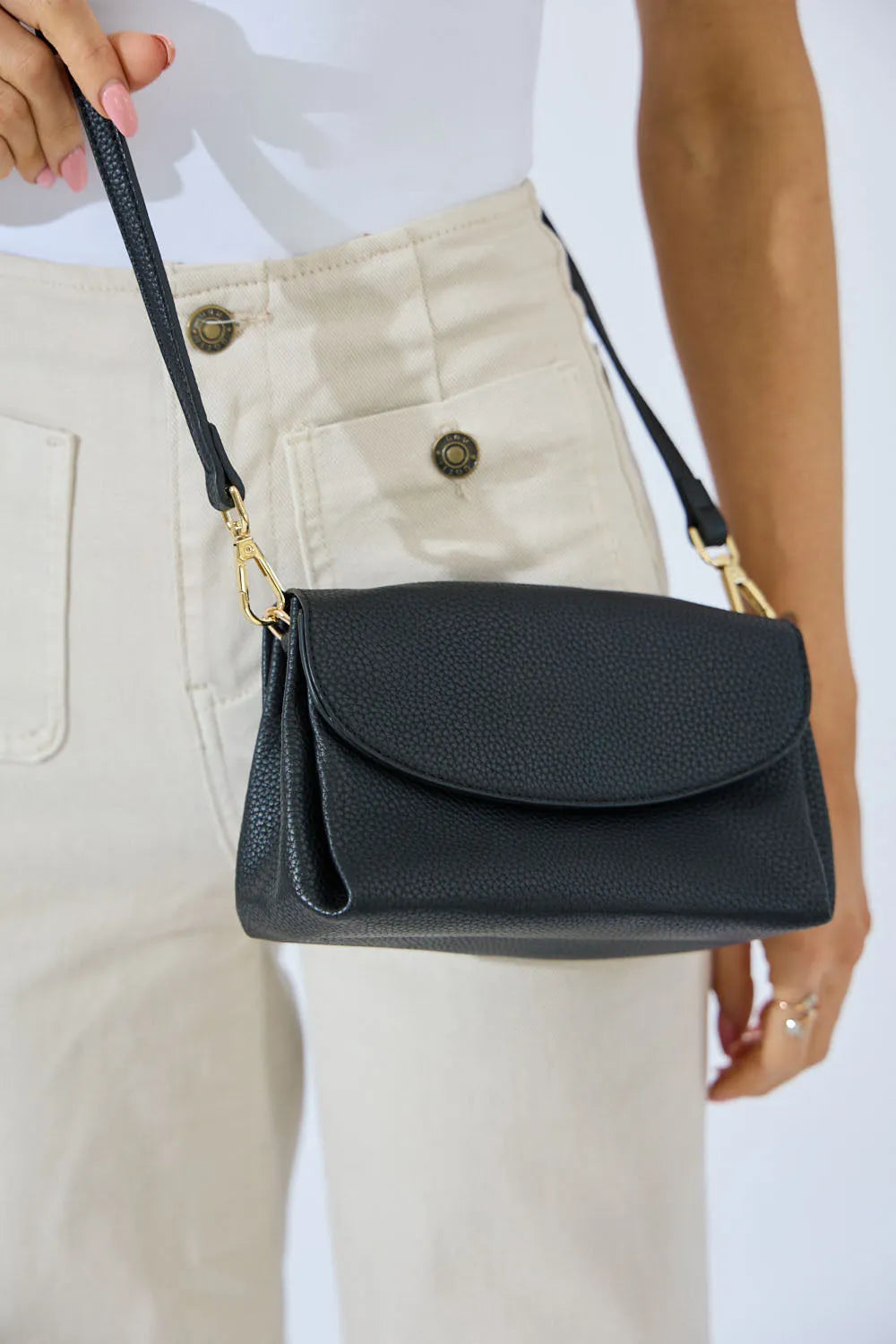 Vegan leather Malibu crossbody bag