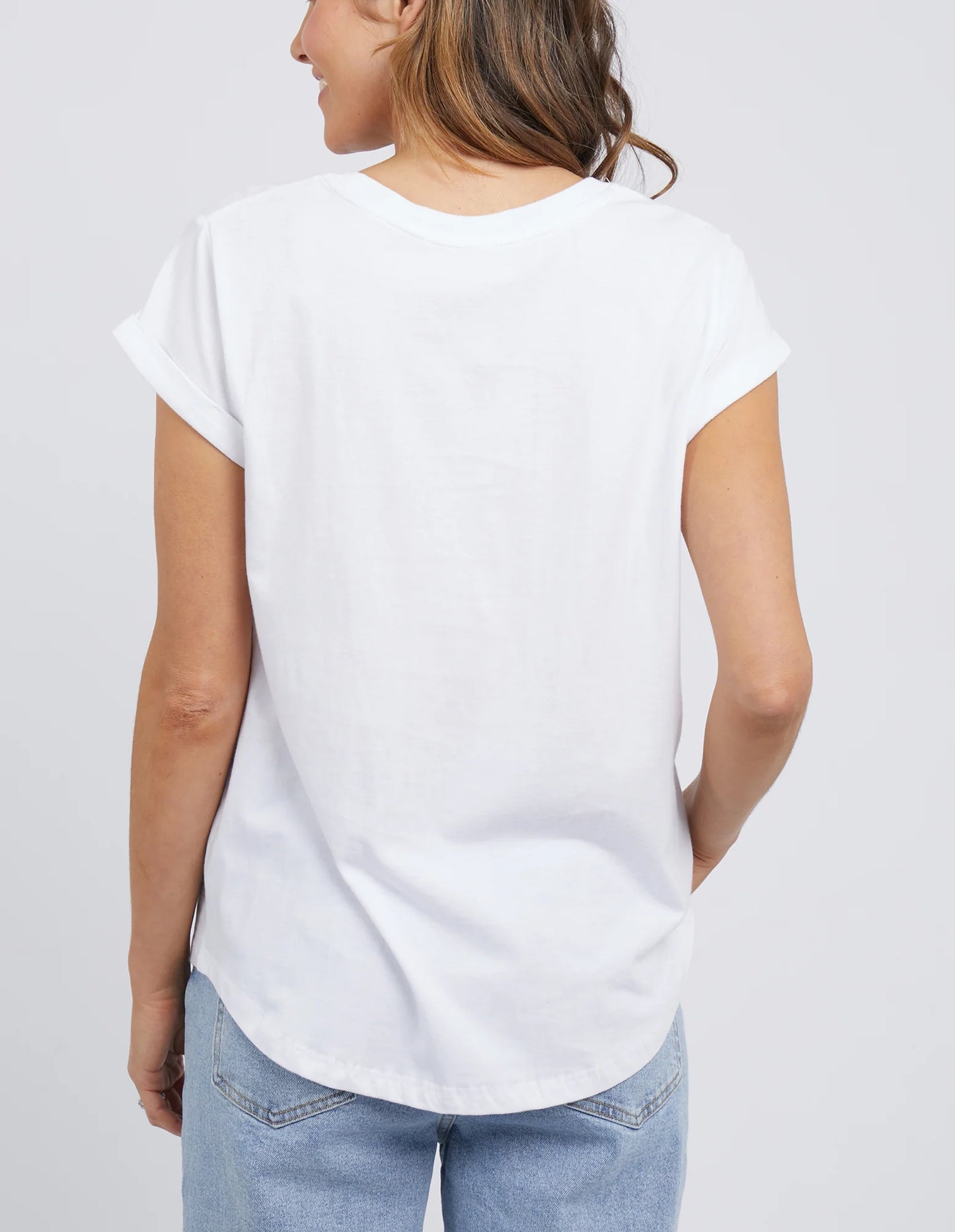 Signature white tee