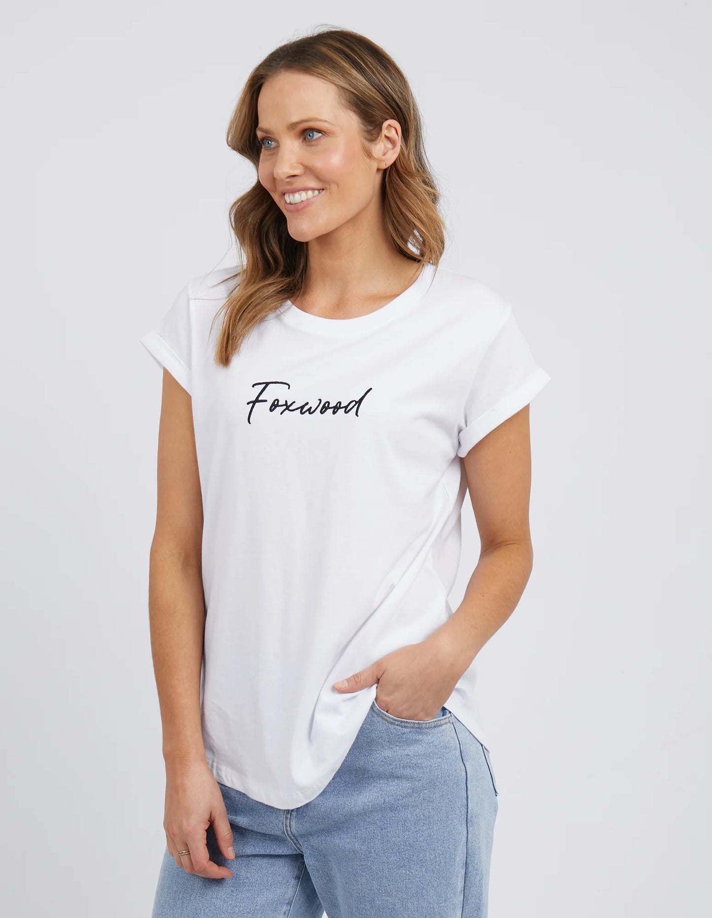 Signature white tee