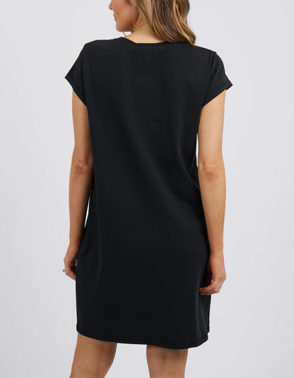 Signature Tee Dress Black