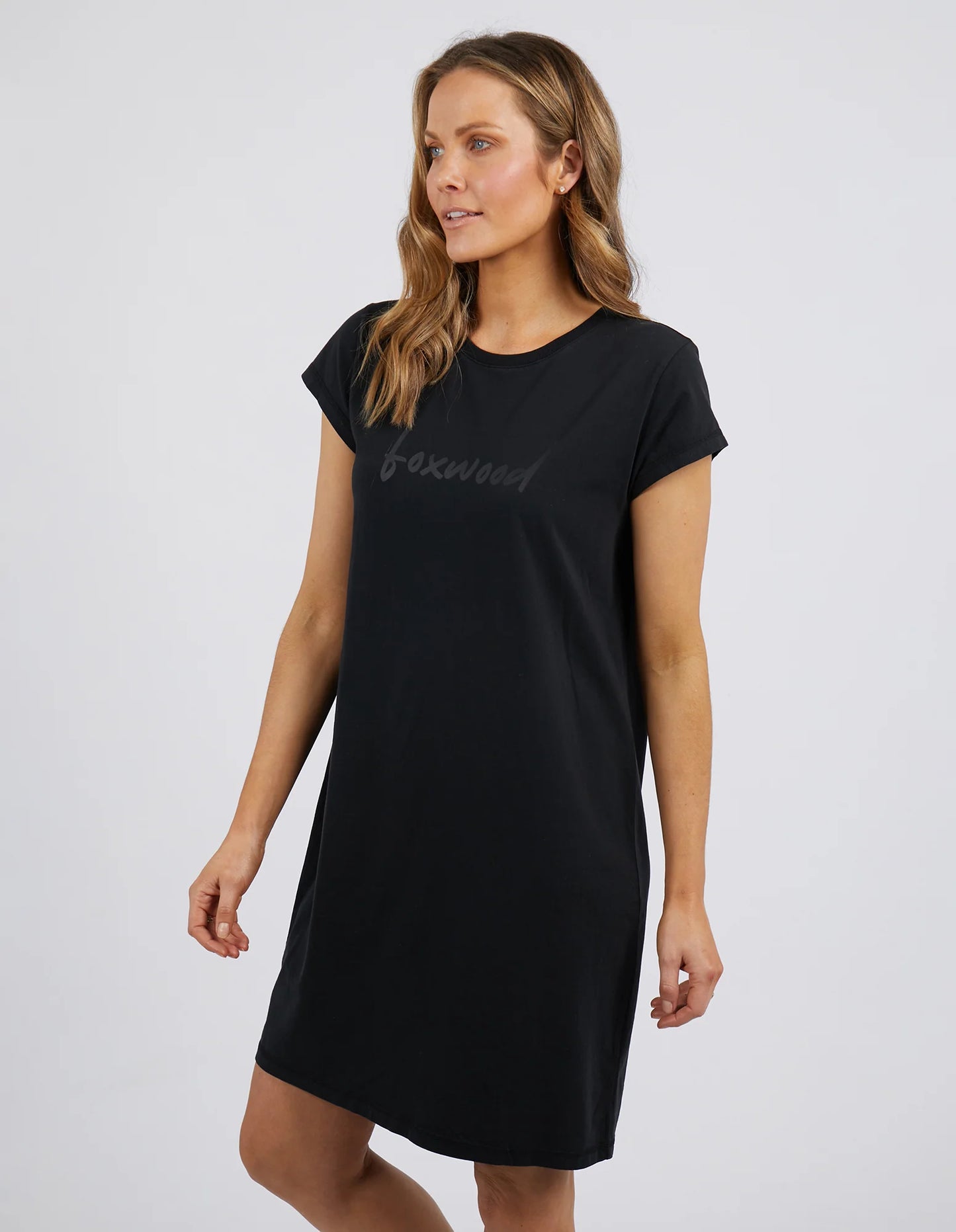 Signature Tee Dress Black