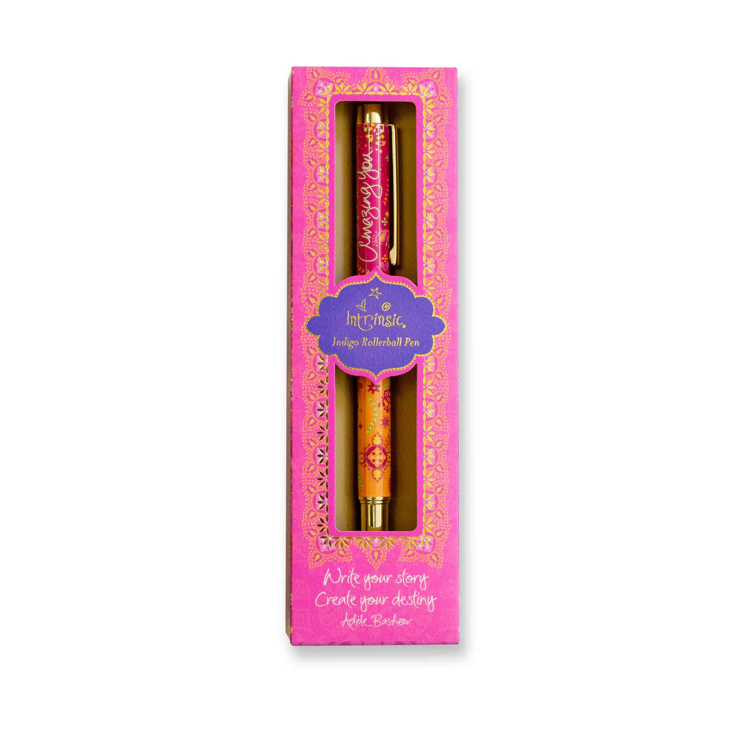 Amazing you rollerball pen- purple ink