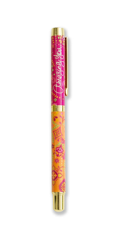 Amazing you rollerball pen- purple ink