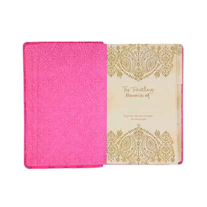 Positively pink travel journal