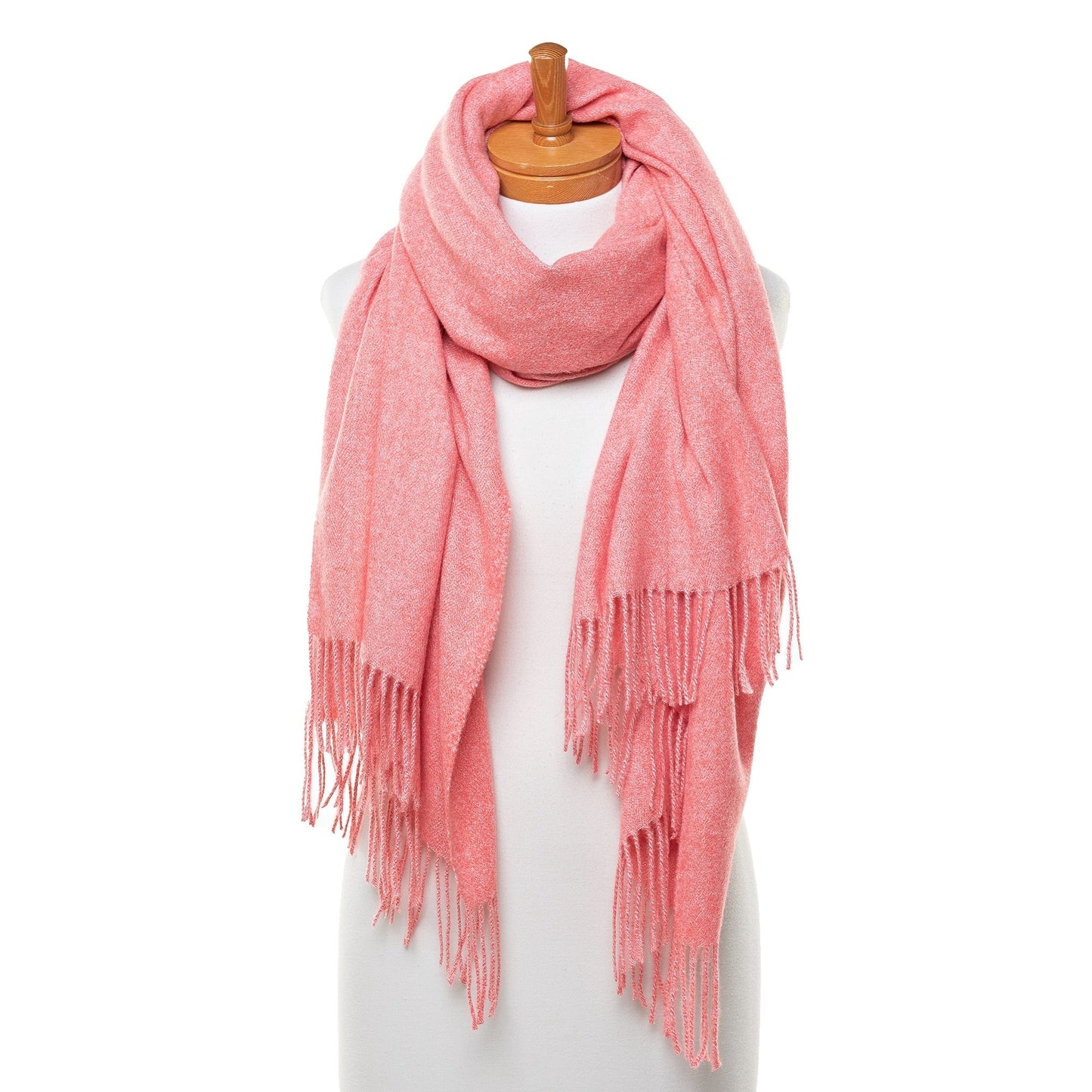 Soft watermelon scarf