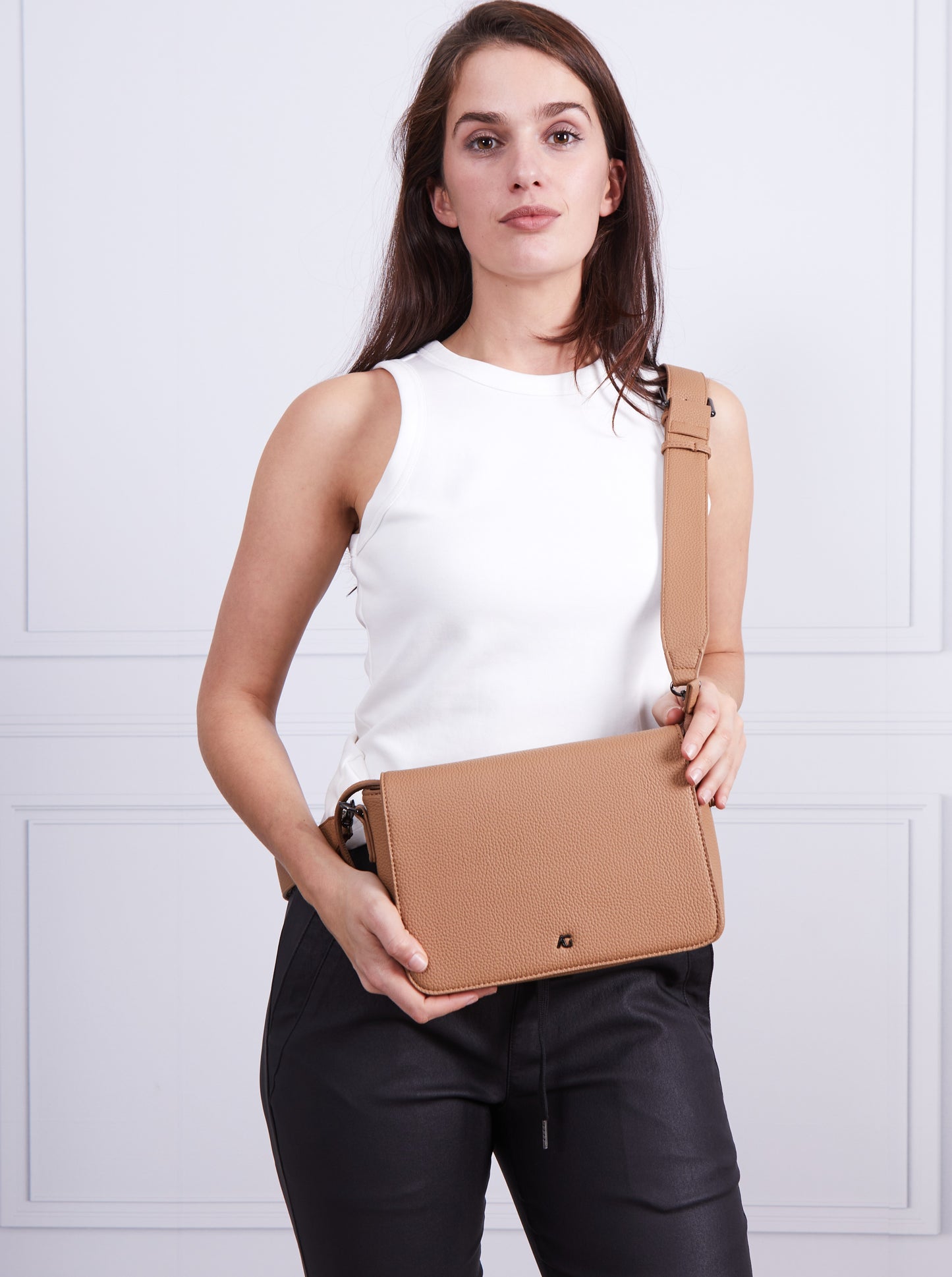 Katie flap crossbody bag