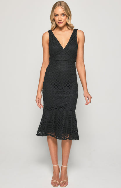 Black lace dress by Style State